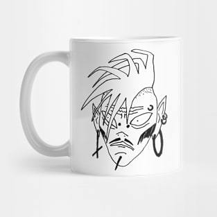 80s Goth Post-Punk Subculture Tattoo Ink Mug